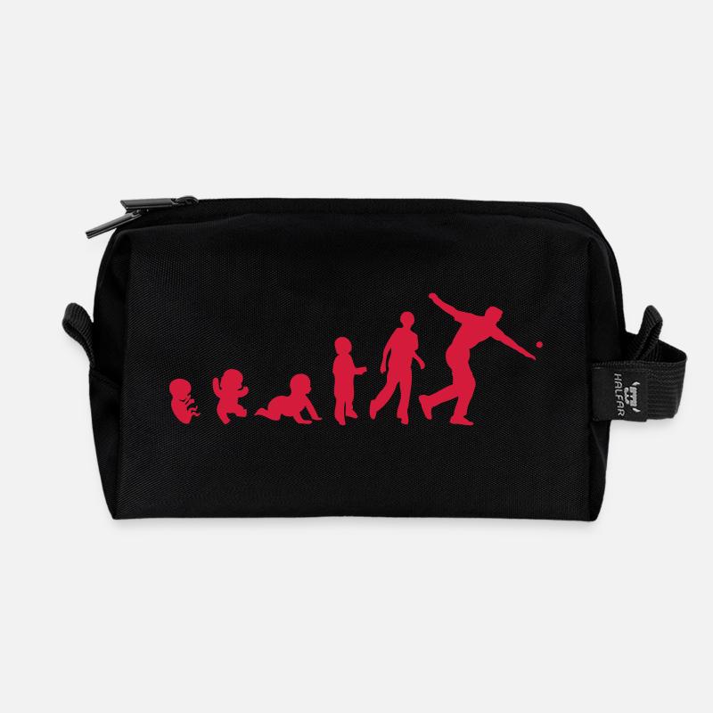 evolution pelote basque 260 - Trousse de toilette en tissu recyclé - noir