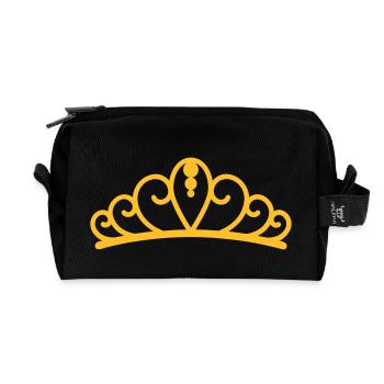 Diadem - Recycelte Kulturtasche - Schwarz - Vorne