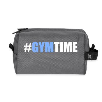 Gym time - Trousse de toilette en tissu recyclé - anthracite - Devant