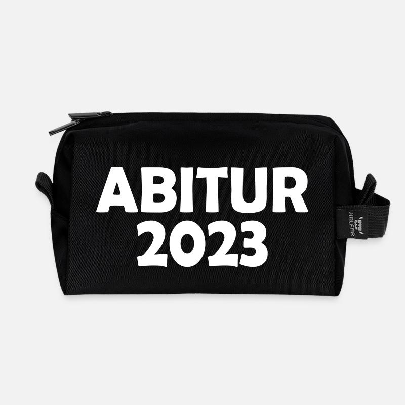 Abitur 2023 - Recycelte Kulturtasche - Schwarz