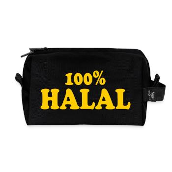 Halal - Recycelte Kulturtasche - Schwarz - Vorne