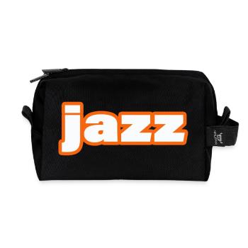 JAZZ - Recycelte Kulturtasche - Schwarz - Vorne
