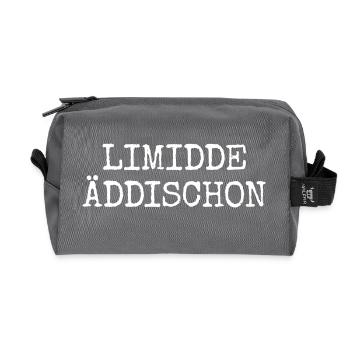 Limidde Äddischon - Berliner Edition für Berliner - Recycelte Kulturtasche - Anthrazit - Vorne