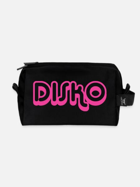 DISKO Nicki - Recycelte Kulturtasche - Schwarz
