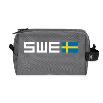Schweden - Recycelte Kulturtasche - Anthrazit - Vorne