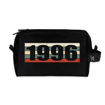 1996 Jahrgang 1996 Geschenk 1996 Geburtstag 1996 - Recycelte Kulturtasche - Schwarz - Vorne