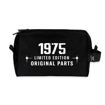 Vintage 1975 - Recycelte Kulturtasche - Schwarz - Vorne
