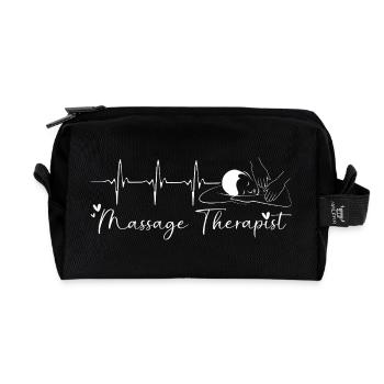 masser - Trousse de toilette en tissu recyclé - noir - Devant