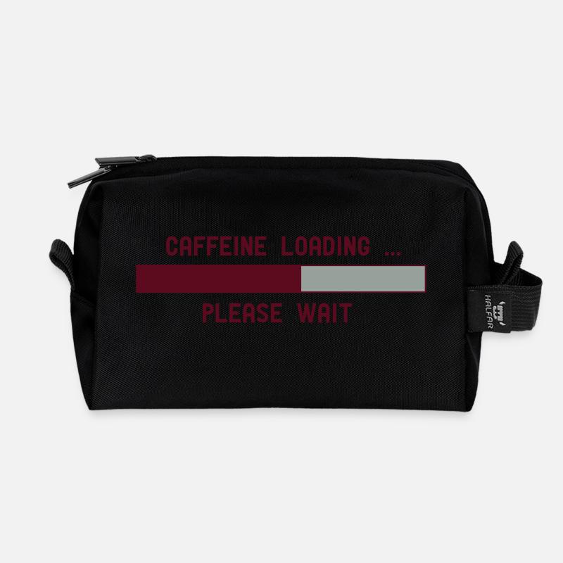 loading - Recycelte Kulturtasche - Schwarz