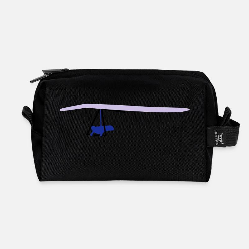 Drachenflieger - Recycelte Kulturtasche - Schwarz