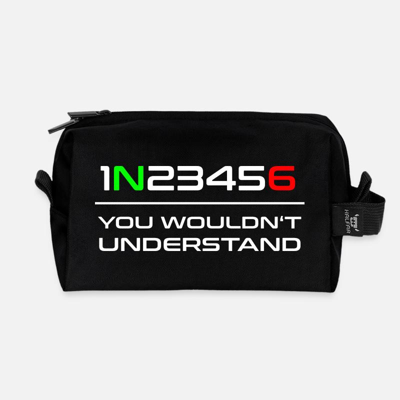 Motorrad Fahrer Biker Geschenk Geschenkidee - Recycelte Kulturtasche - Schwarz