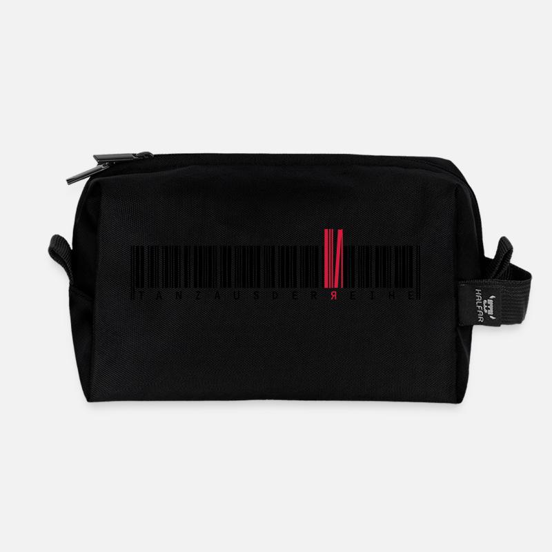 Tanz aus der Reihe - Recycelte Kulturtasche - Schwarz