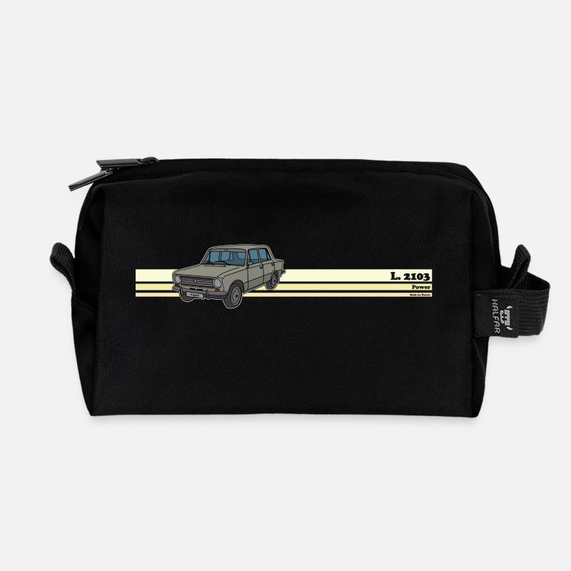 lada - Recycled Toiletry Zip Bag - black