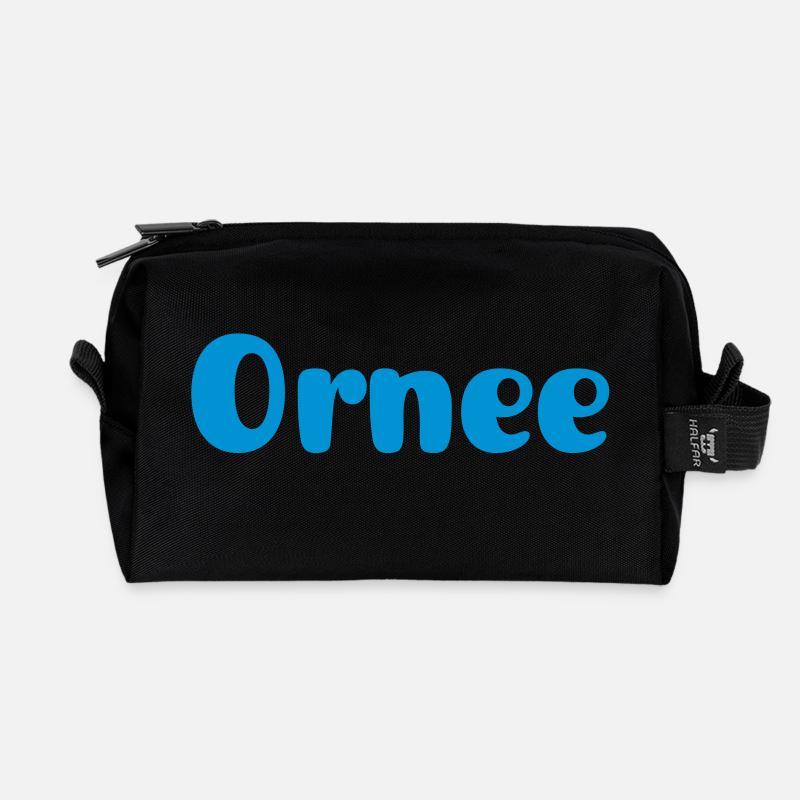 Ornee - Recycelte Kulturtasche - Schwarz