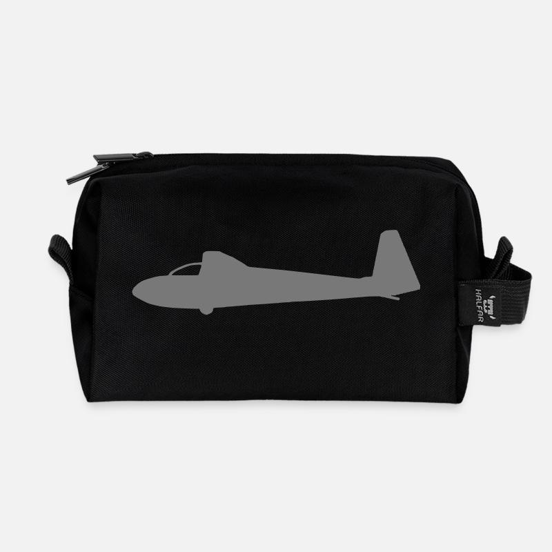 ka6_shadow - Recycelte Kulturtasche - Schwarz