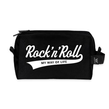 Rock 'n' Roll – My Way Of Life - Recycelte Kulturtasche - Schwarz - Vorne