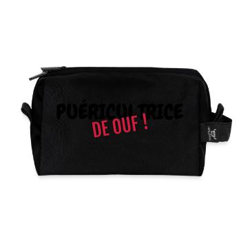 Nursery Nurse Kinderpflegerin Puéricultrice Baby - Recycled Toiletry Zip Bag - black - Front