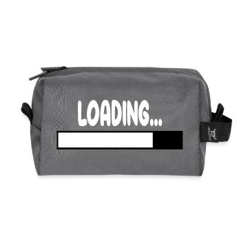 LOADING - Recycled Toiletry Zip Bag - anthracite - Front