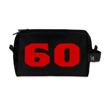 JAHRESTAG. ALLES GUTE ZUM GEBURTSTAG. ALLES GUTE ZUM GEBURTSTAG. - Recycelte Kulturtasche - Schwarz - Vorne