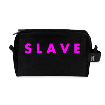 Slave - Recycelte Kulturtasche - Schwarz - Vorne