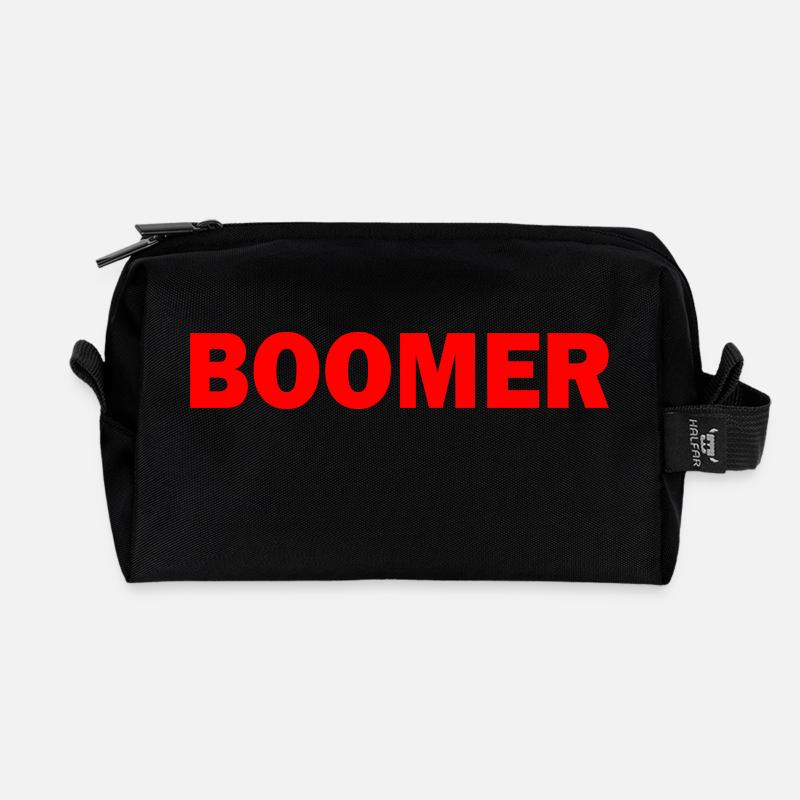 Boomer - Recycelte Kulturtasche - Schwarz