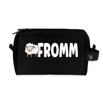 Lammfromm - You are innocent. ALWAYS! - Recycled Toiletry Zip Bag - black - Front