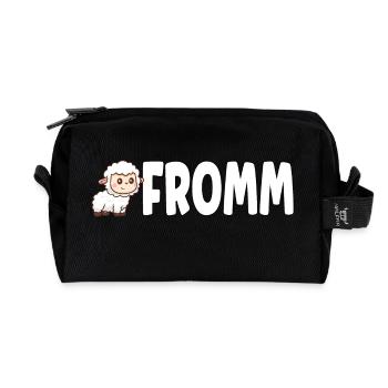 Lammfromm - You are innocent. ALWAYS! - Recycled Toiletry Zip Bag - black - Front