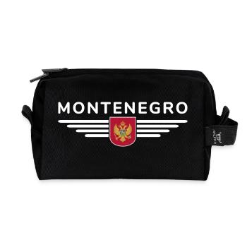 Montenegro Design – Experience the Balkans - Recycled Toiletry Zip Bag - black - Front