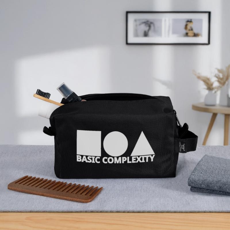 Basic complexity Recycled Toiletry Zip Bag