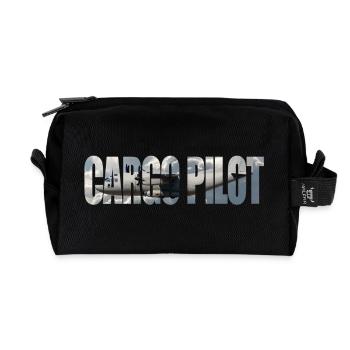 Cargo pilot C-27 - Recycelte Kulturtasche - Schwarz - Vorne