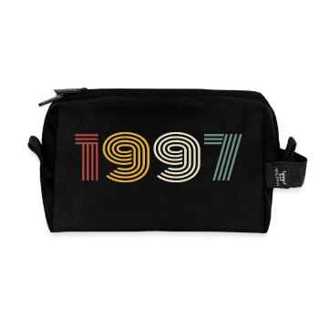 1997 Retro Style 1997 Geburtstag 1997 Vintage - Recycelte Kulturtasche - Schwarz - Vorne