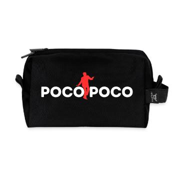 Imprimé INDONET Poco Poco - Trousse de toilette en tissu recyclé - noir - Devant