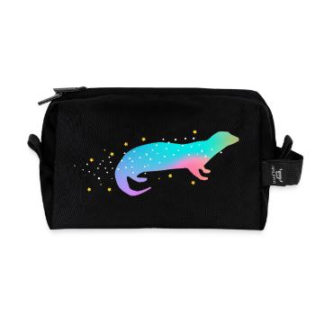 Sea Otter Gradient - Recycelte Kulturtasche - Schwarz - Vorne