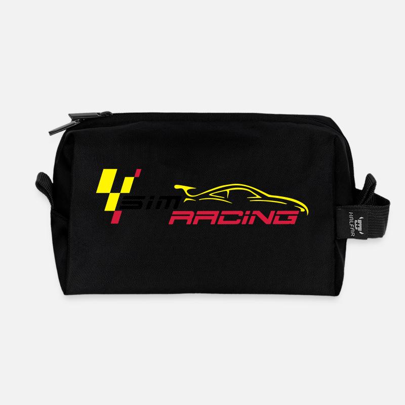 SIMRACING - eRacing - Trousse de toilette en tissu recyclé - noir