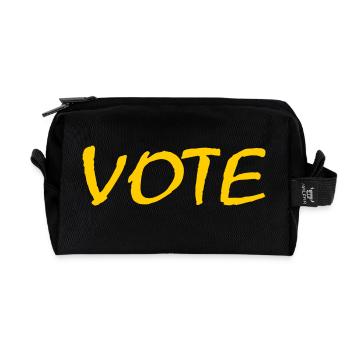 Vote - Recycelte Kulturtasche - Schwarz - Vorne
