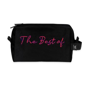 OMA. MUTTERTAG. ALLES GUTE ZUM GEBURTSTAG OMA. ICH LIEBE DICH - Recycelte Kulturtasche - Schwarz - Vorne