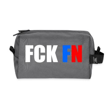 Fck fn - Trousse de toilette en tissu recyclé - anthracite - Devant