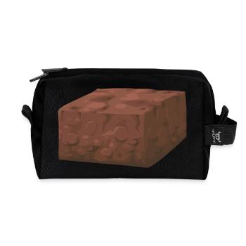 Brownie - Recycelte Kulturtasche - Schwarz - Vorne