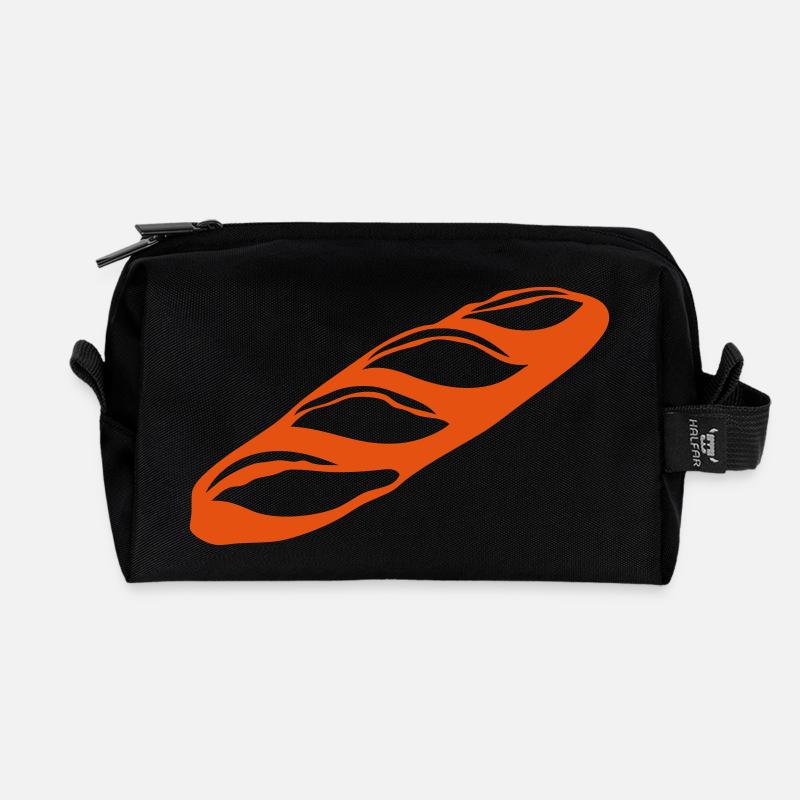 Baguette 1 - Recycelte Kulturtasche - Schwarz