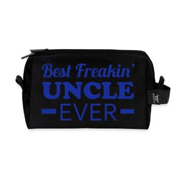 Uncle - Recycled Toiletry Zip Bag - black - Front