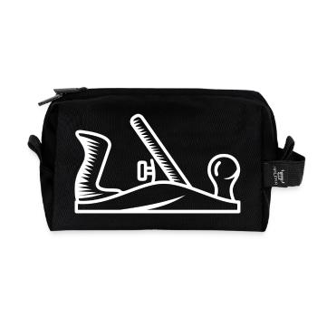 Planer Design Charpentier Charpentier - Trousse de toilette en tissu recyclé - noir - Devant