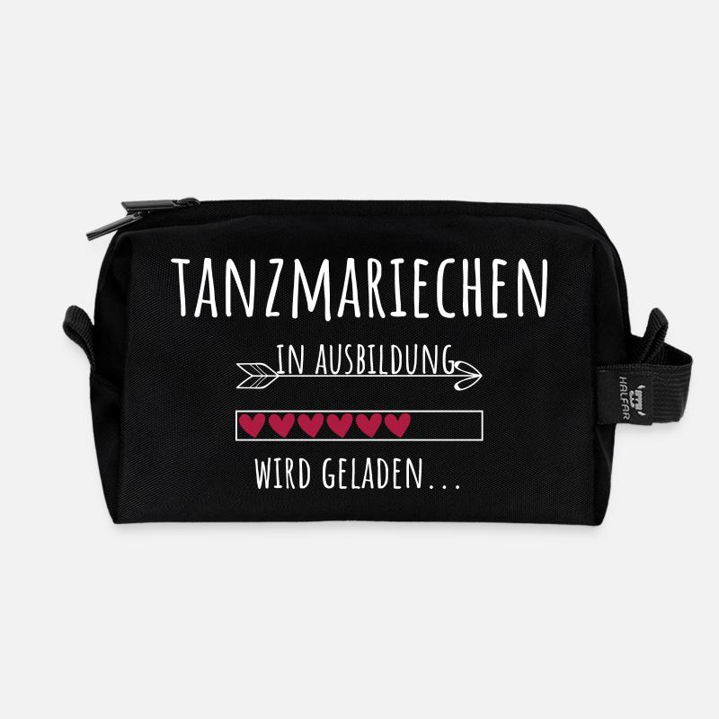 Tanzmariechen Garde Fasching Karneval - Recycelte Kulturtasche - Schwarz