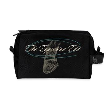 Pferdehuf The Equestrian Edit - Recycelte Kulturtasche - Schwarz - Vorne