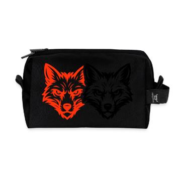 Fox Head Team - Recycled Toiletry Zip Bag - black - Front