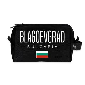 Blagoevgrad Bulgarien - Recycelte Kulturtasche - Schwarz - Vorne