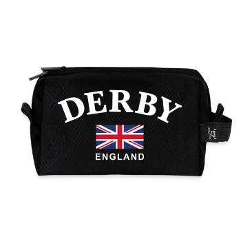 Derby, England - Recycelte Kulturtasche - Schwarz - Vorne