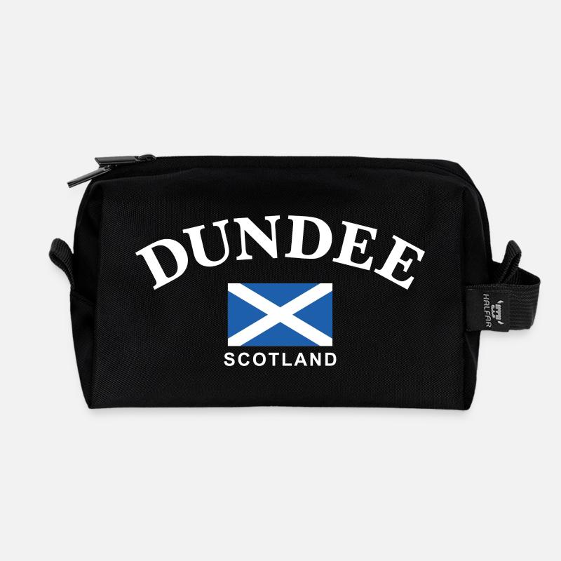 Dundee, Schottland - Recycelte Kulturtasche - Schwarz