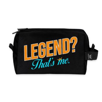 Legend? That’s me. – Premium Streetwear T-Shirt - Recycelte Kulturtasche - Schwarz - Vorne