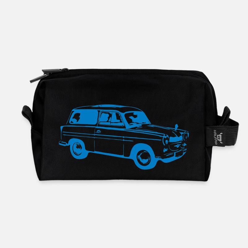  600 500 Kombi Tra - Recycelte Kulturtasche - Schwarz