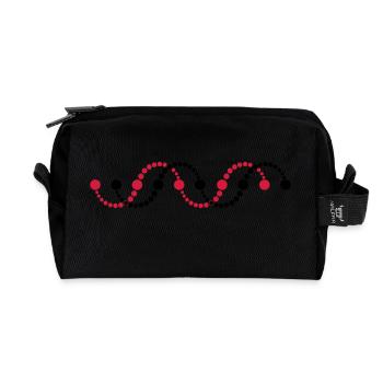 DNA Helix Spirale Kornkreis Schlange Frequenz DNS - Recycelte Kulturtasche - Schwarz - Vorne
